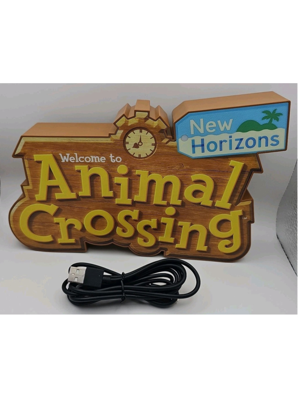 Animal Crossing New Horizons Logo Light Lamp 2021 Paladone Nintendo Official